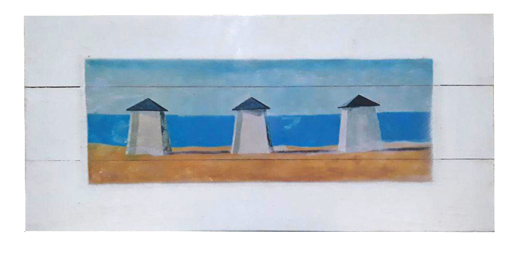 Painting Hanko beach